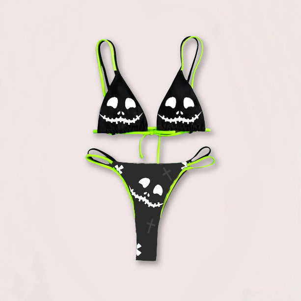 Funny Reversible Bikini Offset Curve Set