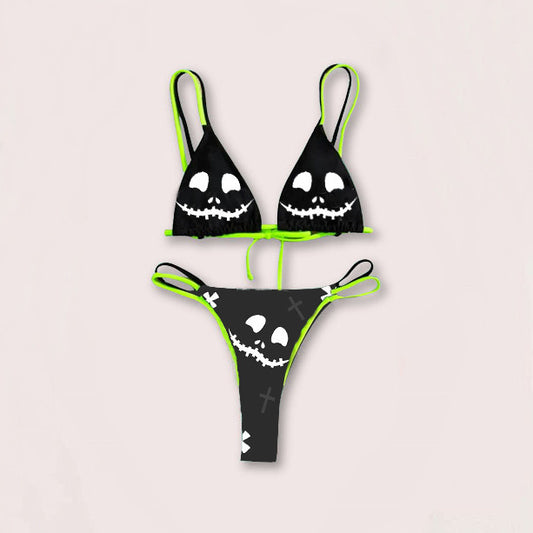 Funny Reversible Bikini Offset Curve Set