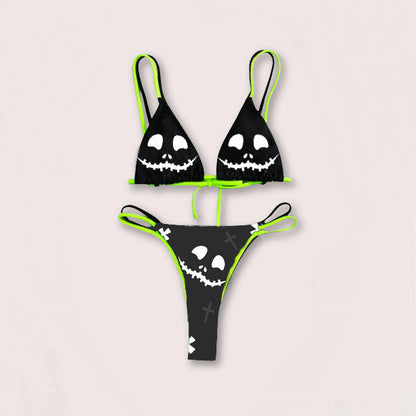 Funny Reversible Bikini Offset Curve Set